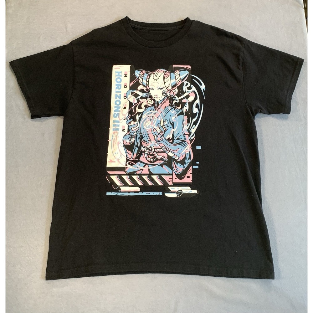 Magic The Gathering Shirt Modern Horizons 3 Tamiyo Dos Diaz Black Size Medium